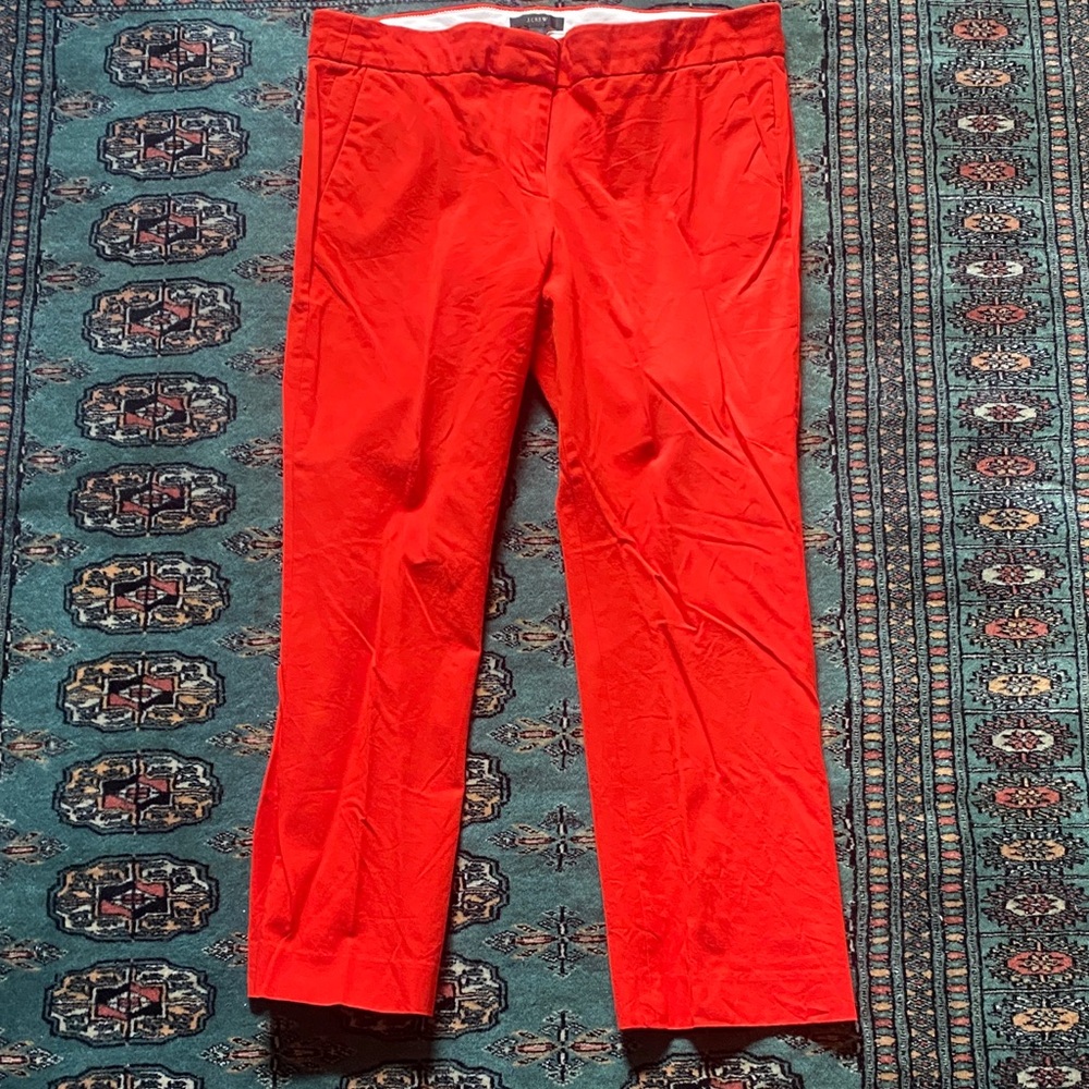 J. Crew Women’s Bright Red Chinos